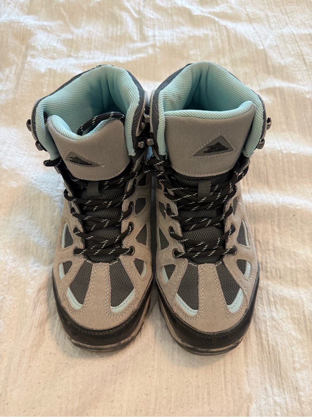 High Sierra Gray and Light Blue Women's  Hiking Boots